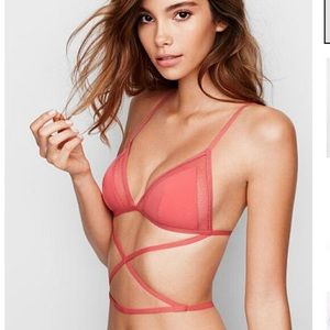 VS Pink Crossbody Bralette